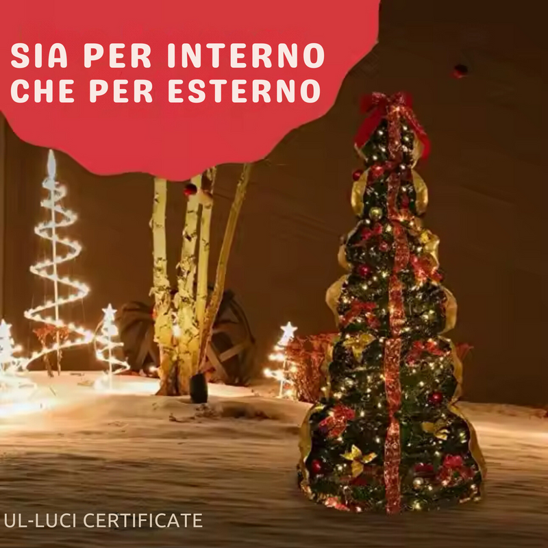 QUICKXMAS™| ALBERO DI NATALE TELESCOPICO